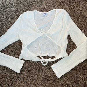 Princess polly front tie blouse size xl/l